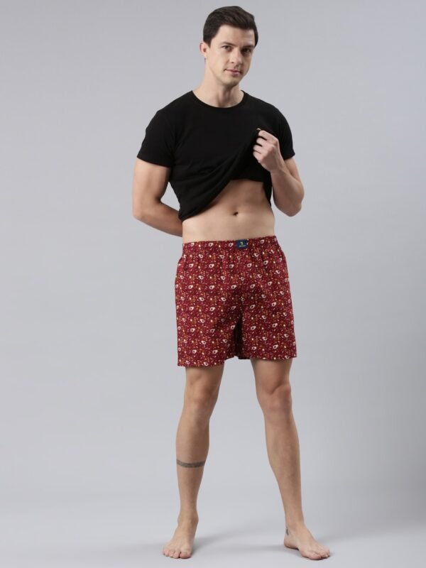 Joven 100% Cotton Printed Boxers Pack of 12 Pcs box - Image 6