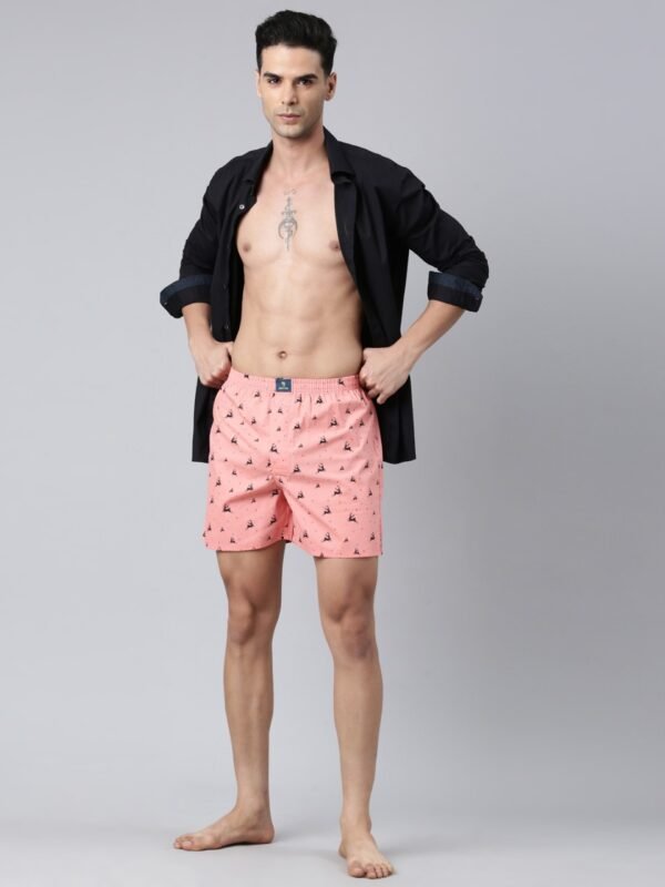 Joven 100% Cotton Printed Boxers Pack of 12 Pcs box - Image 5