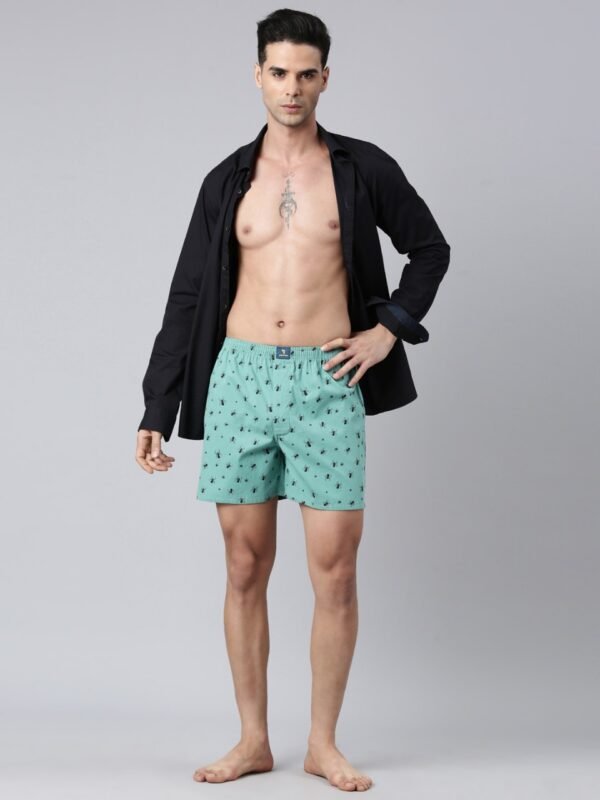 Joven 100% Cotton Printed Boxers Pack of 12 Pcs box - Image 4