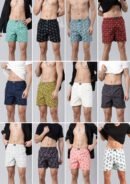 Joven 100% Cotton Printed Boxers Pack of 12 Pcs box