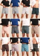 Joven 100% Cotton CHECKED Boxers Pack of 12 Pcs box