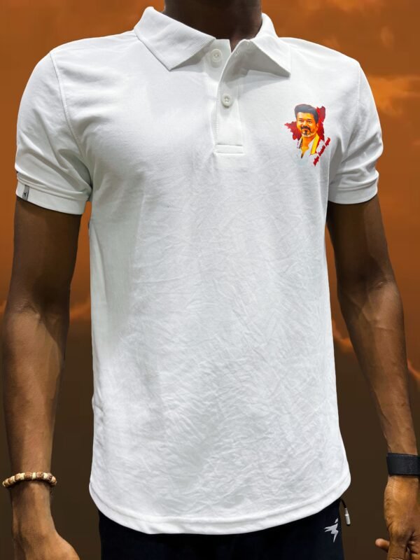 தமிழக வெற்றிக் கழகம் விஜய் T-Shirt​ | Thalapathy Vijay TVK T-Shirt - Image 2
